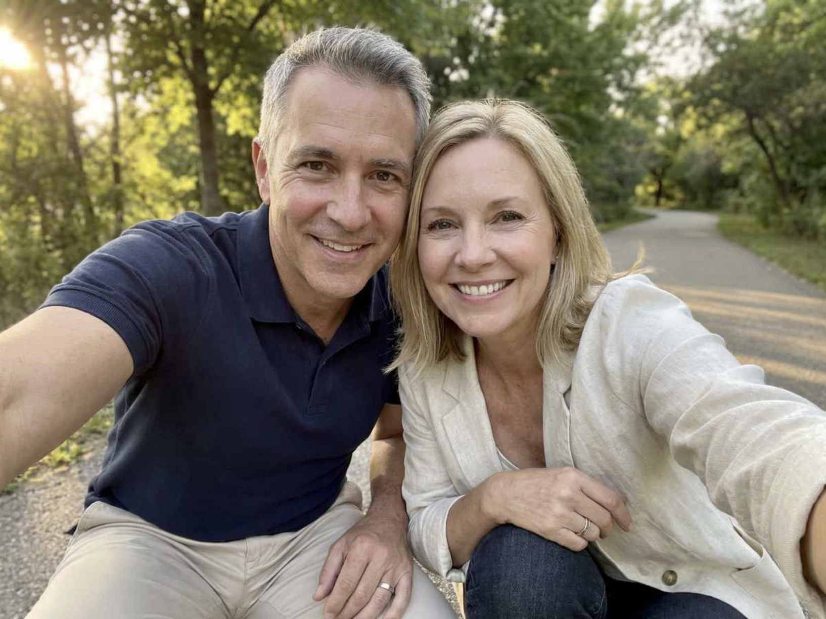 Confident active man